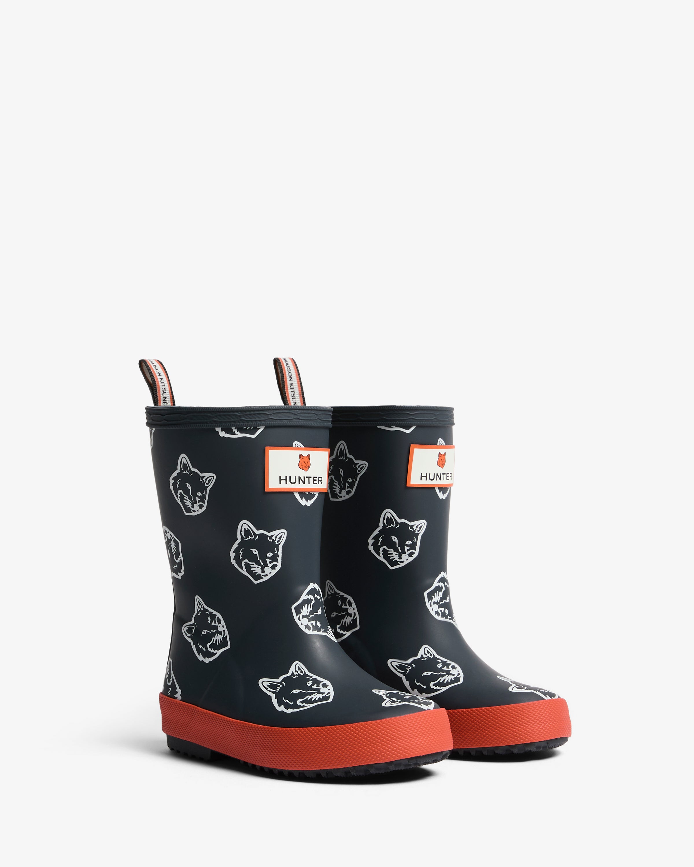 Hunter Boots Maison Kitsune X Hunter Fox Head Kids first Contrast