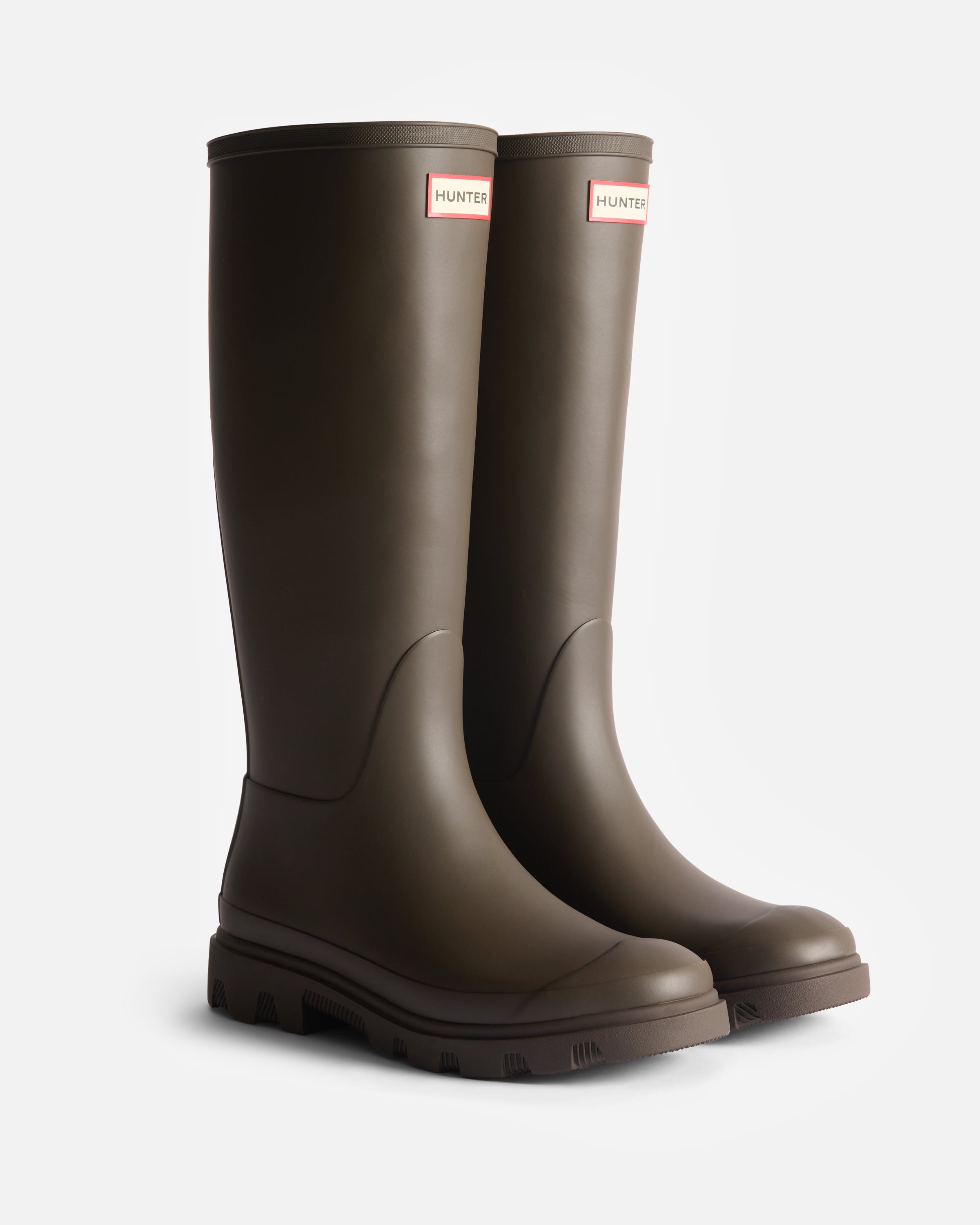 Hunter Boots Unisex Downpour Tall Boot Chocolate Brown – Hunter