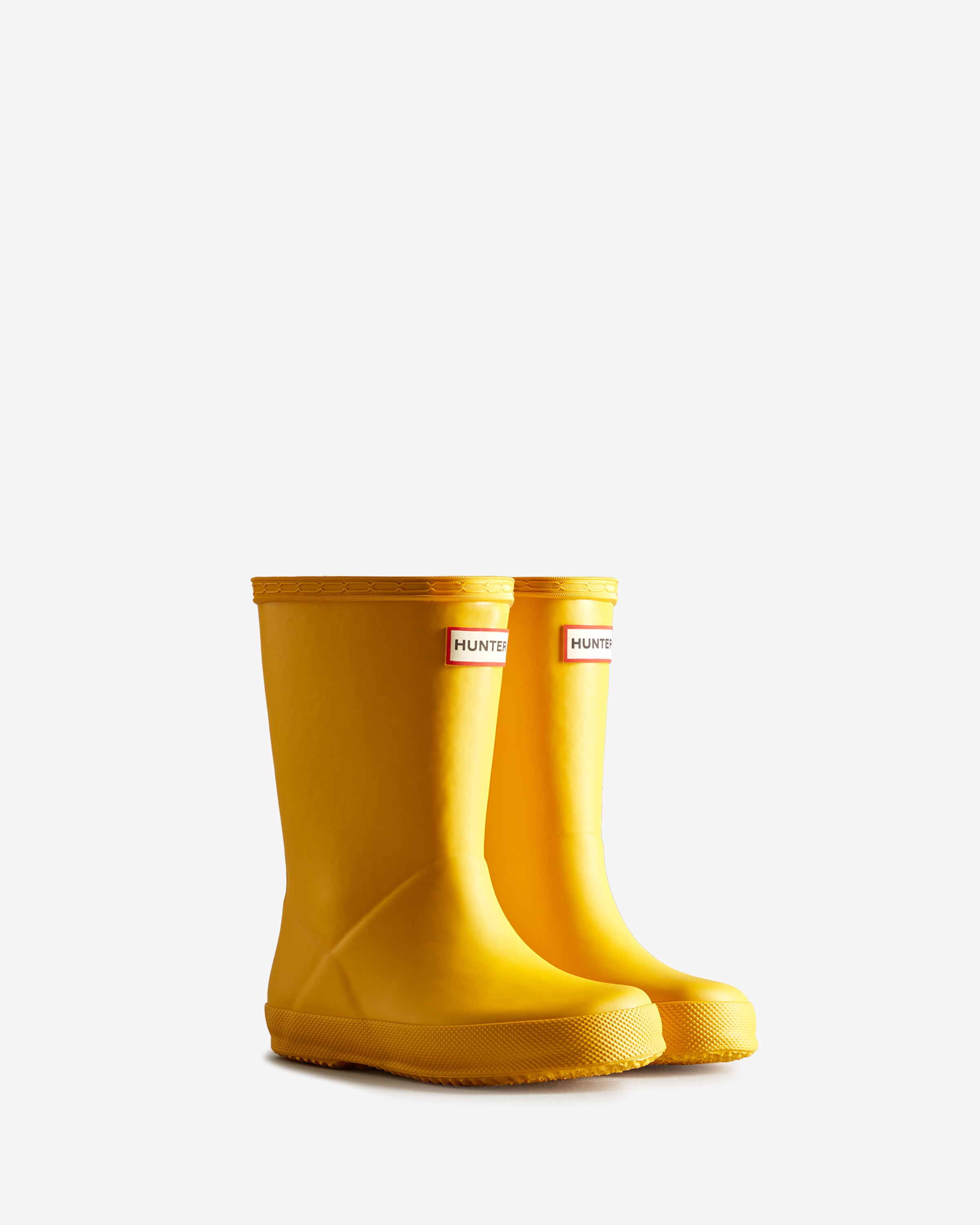 Yellow Hunter Short Gloss Wellies Womens Hunter Boots Kids First