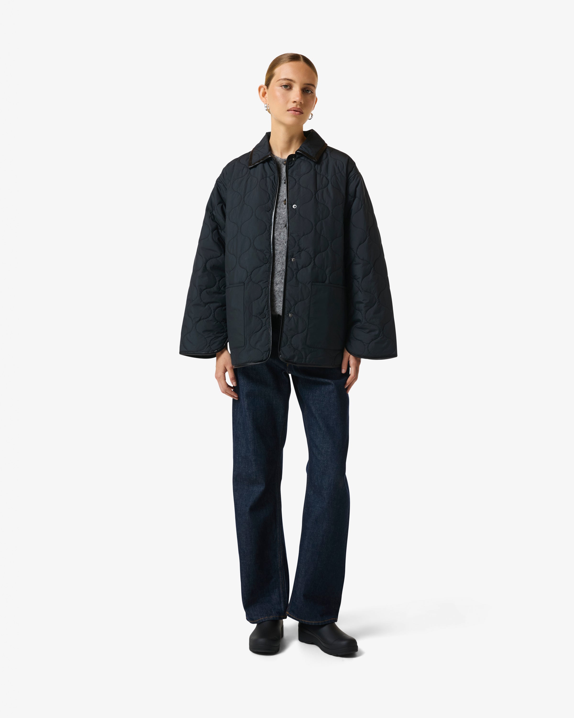 Collynie Quilted Jacket Black