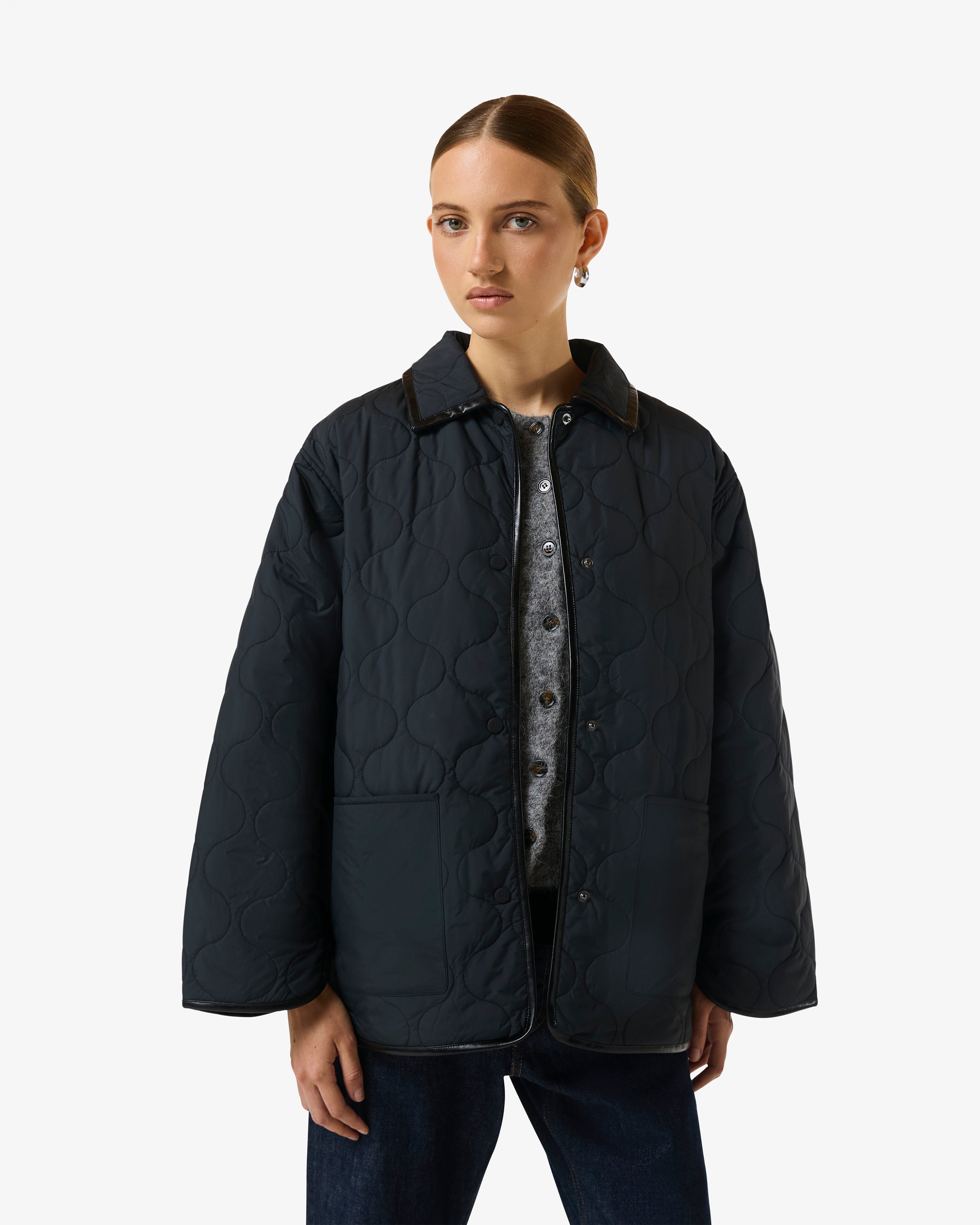 Collynie Quilted Jacket Black