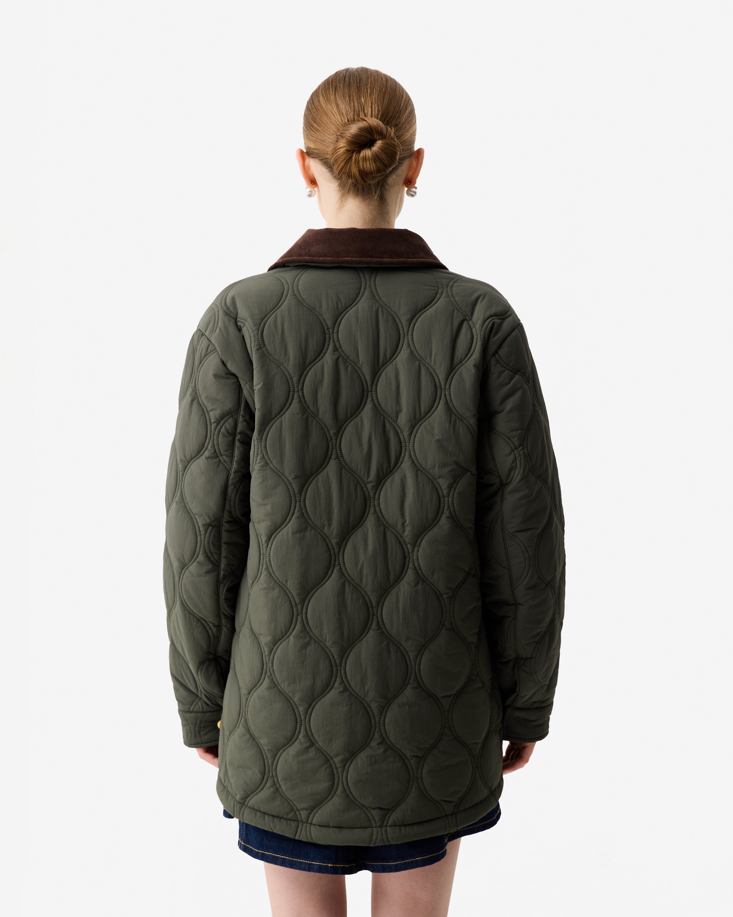 Witton Quilted Shacket Kambaba