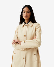 Womens Keltie Trench Coat Gravel