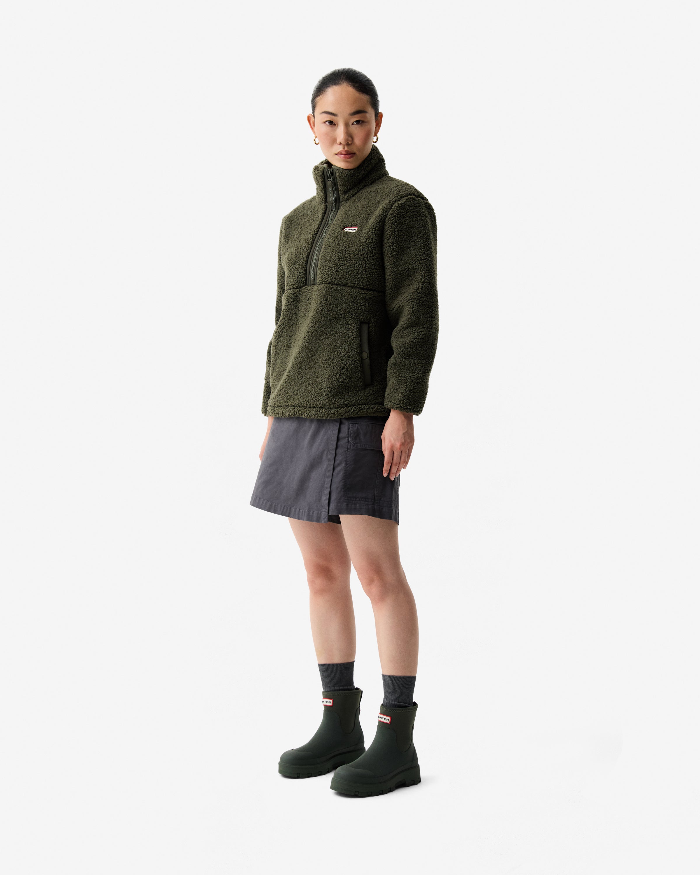 Tiorga 1/4 Zip Borg Fleece