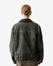 Leith Oversized Waxed Jacket Kambaba