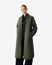 Fionn Long Quilted Jacket Kambaba