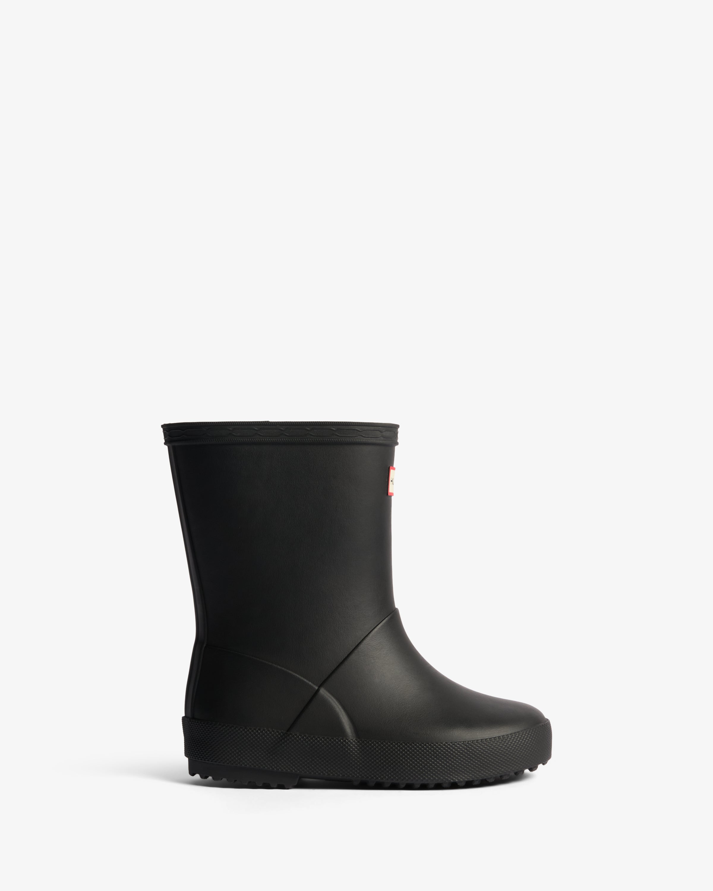 Kids First Insulated Classic Rain Boot Black