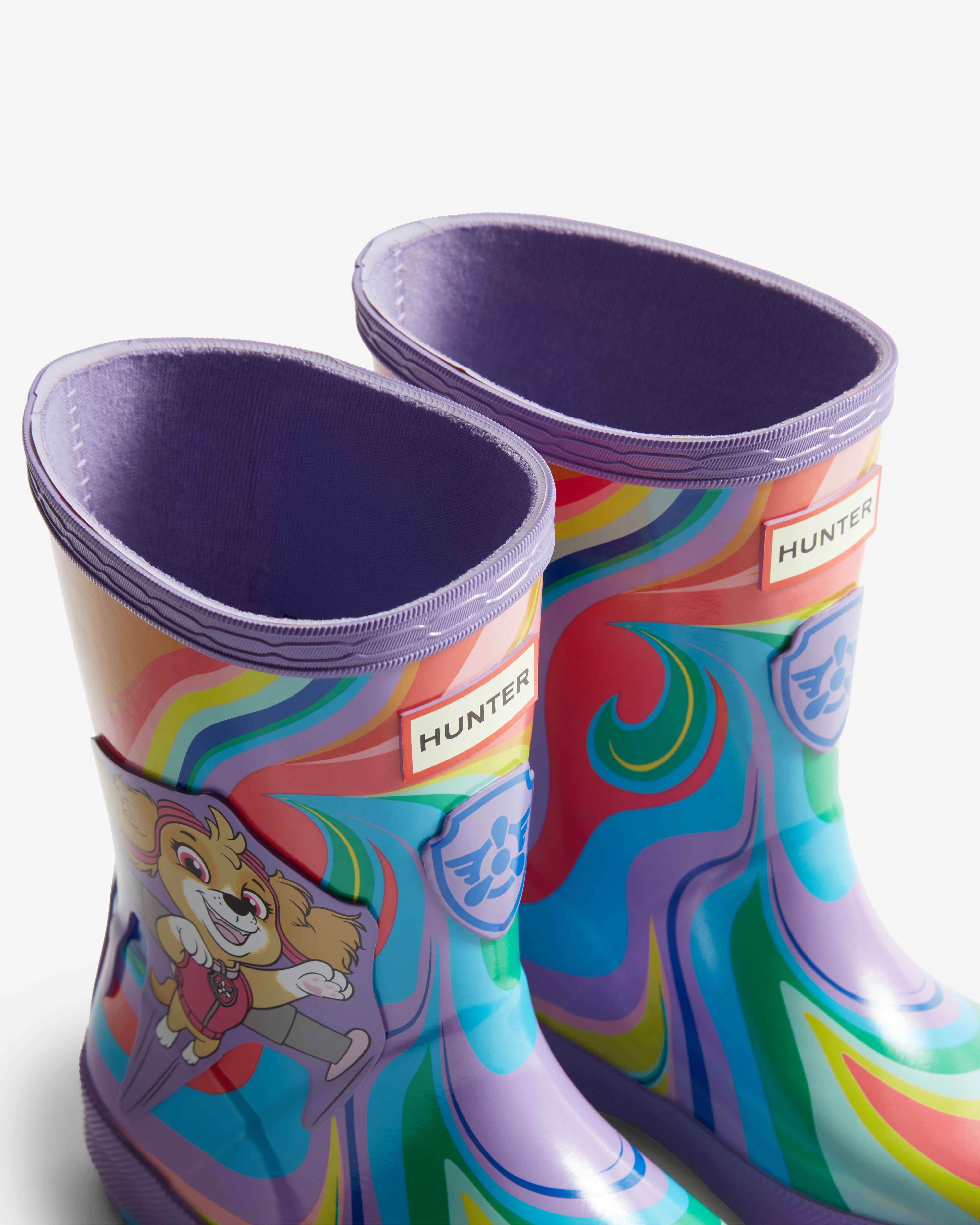 Hunter Boots X Paw Patrol Skye Rubber Boots Lavender Mist