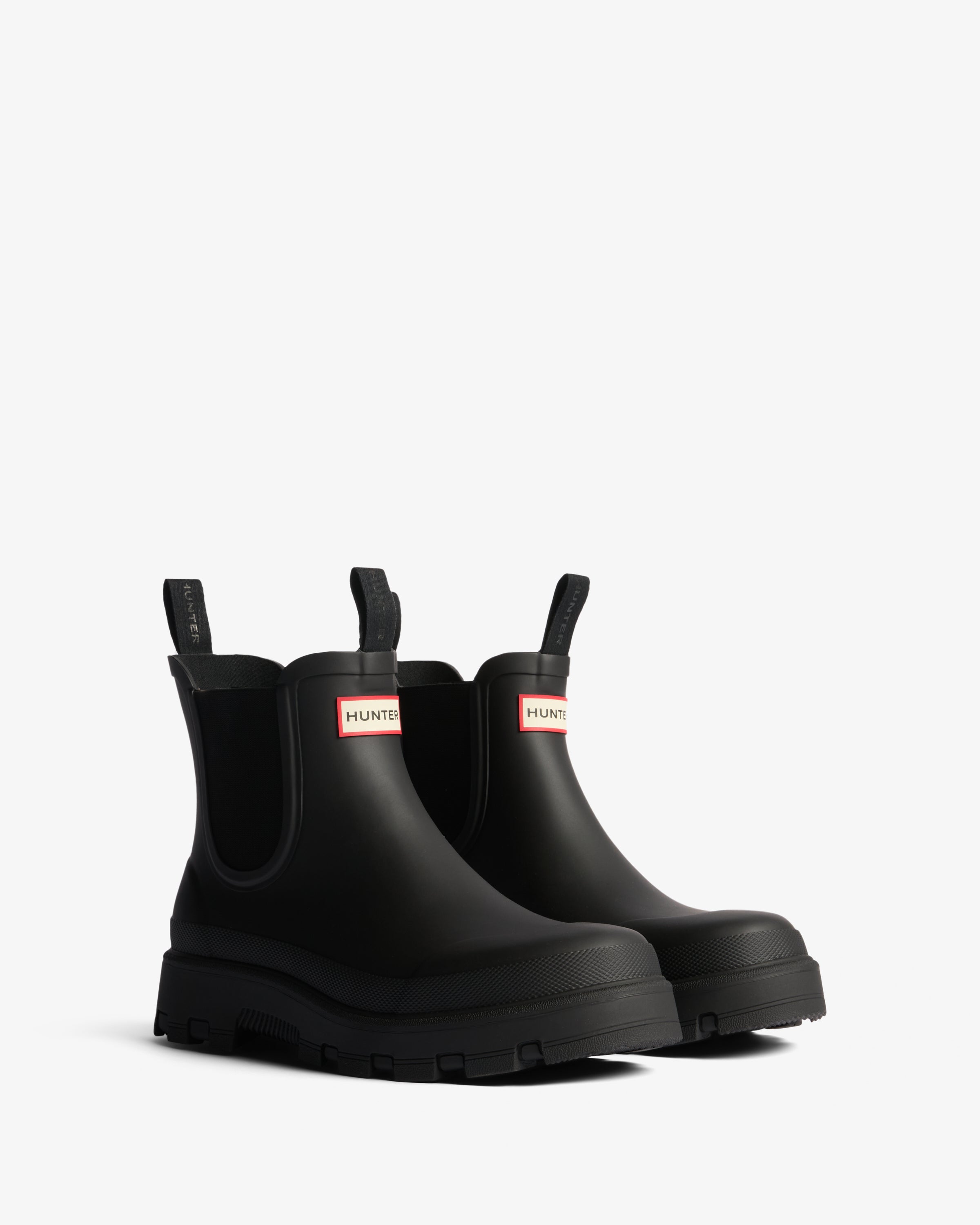 Unisex Elements Elastic Chelsea Boots Black