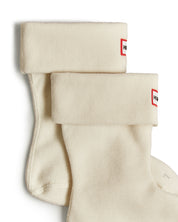 Kids Fleece Boot Sock White