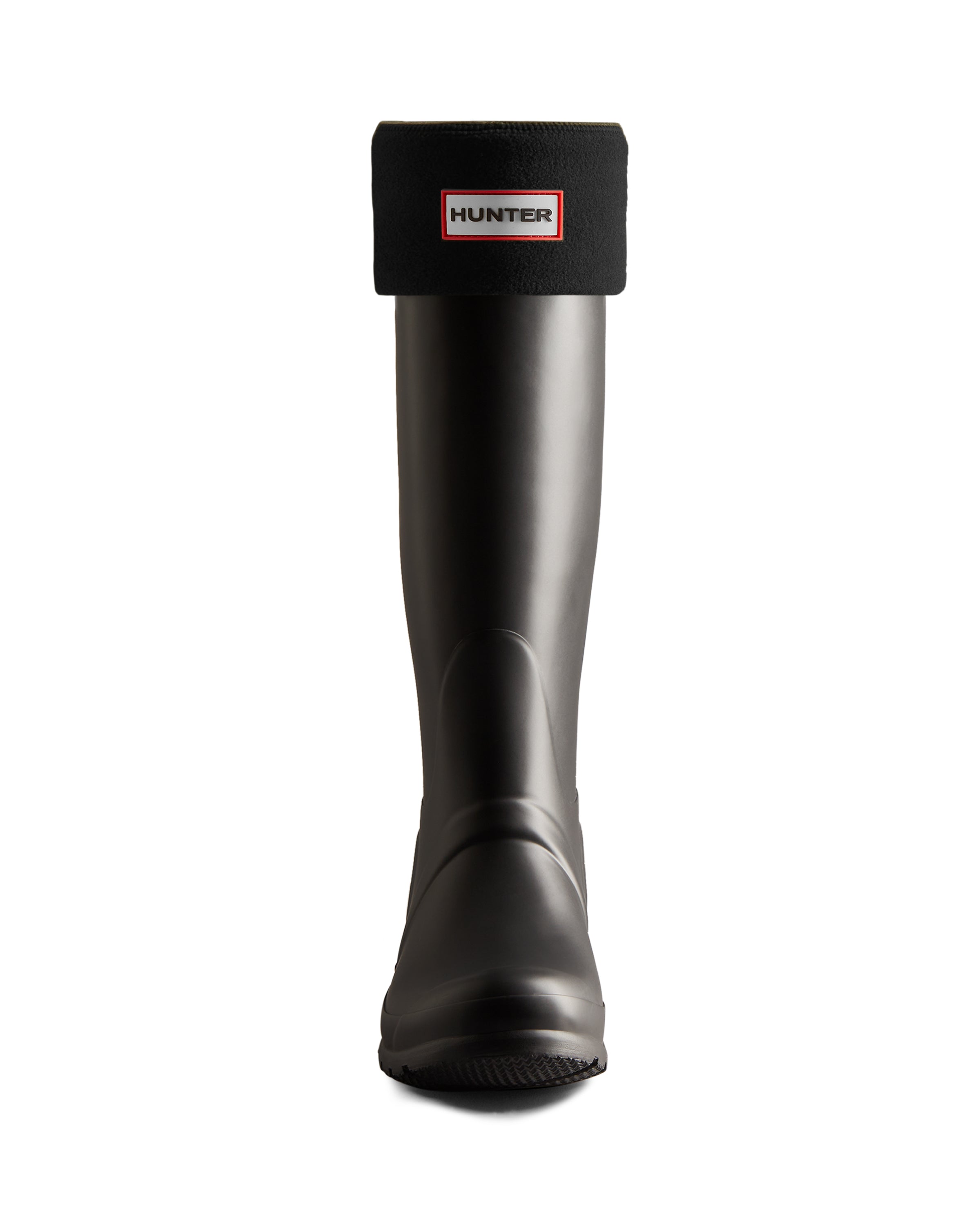 Fleece Tall boot Sock Black
