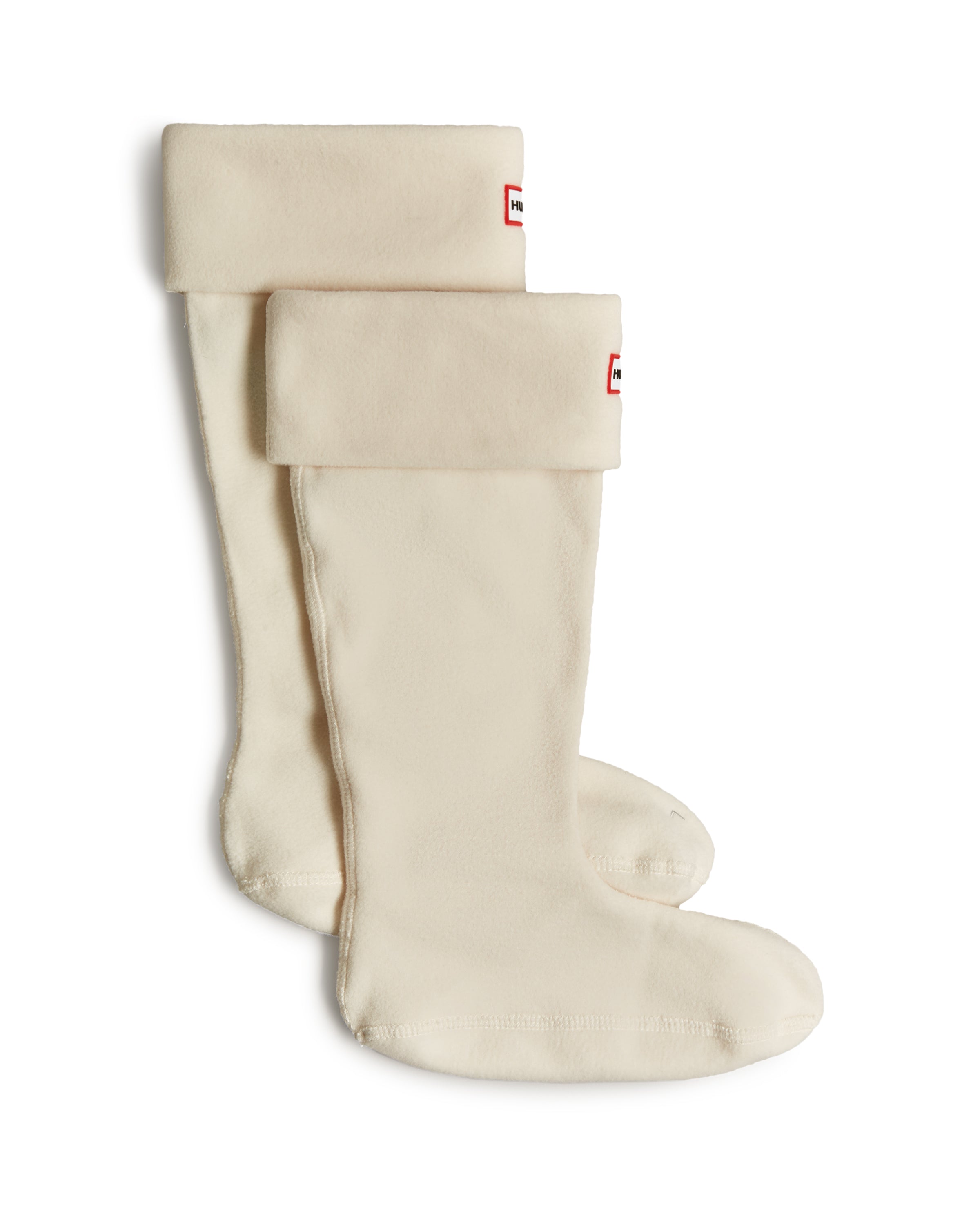 Fleece Tall boot Sock White