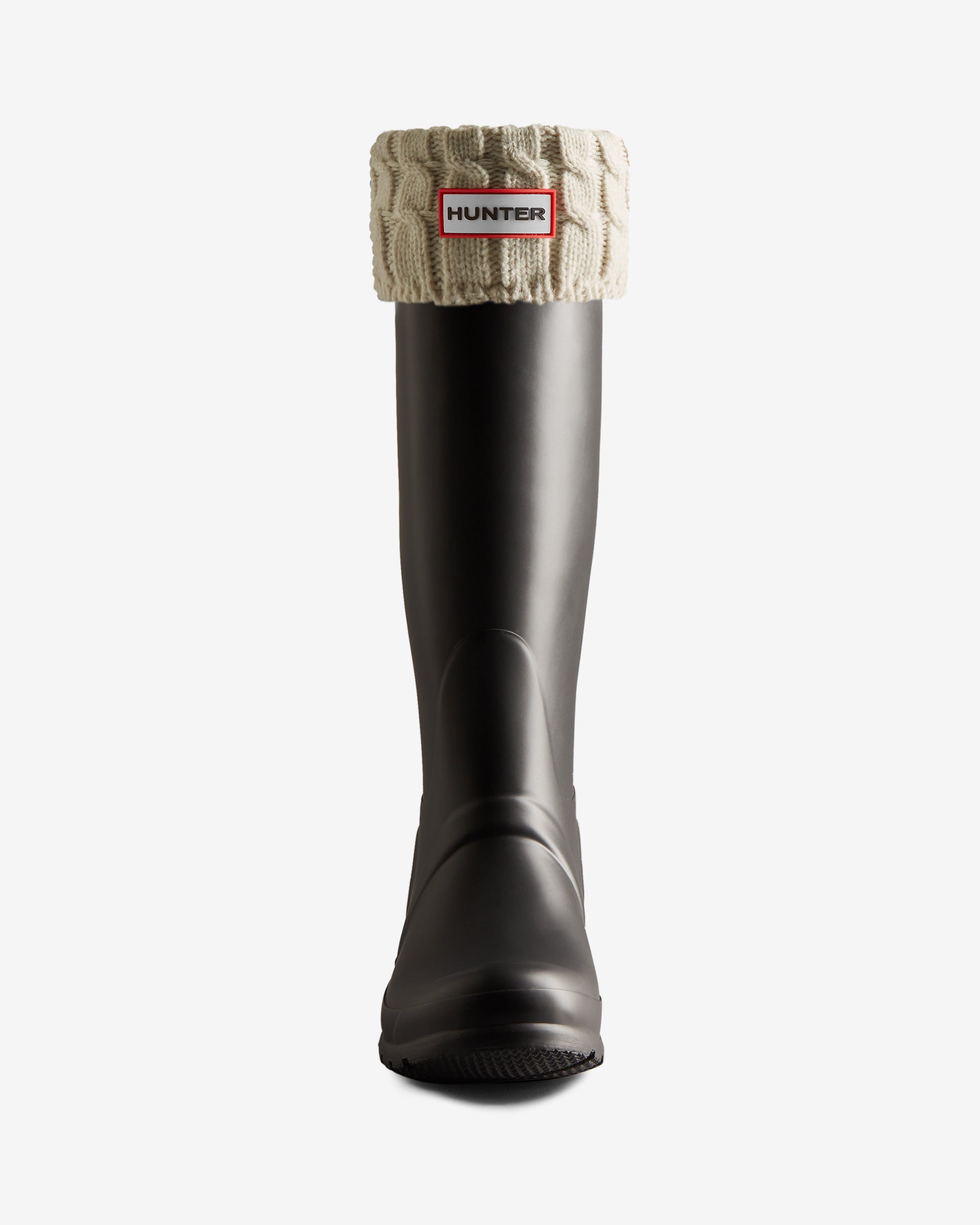 Hunter Boots 6 Stitch Cable Tall Boot Sock Hunter White – Hunter