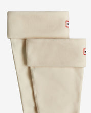 Fleece Tall boot Sock White