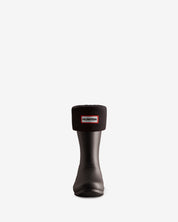 Kids Fleece Boot Sock Black
