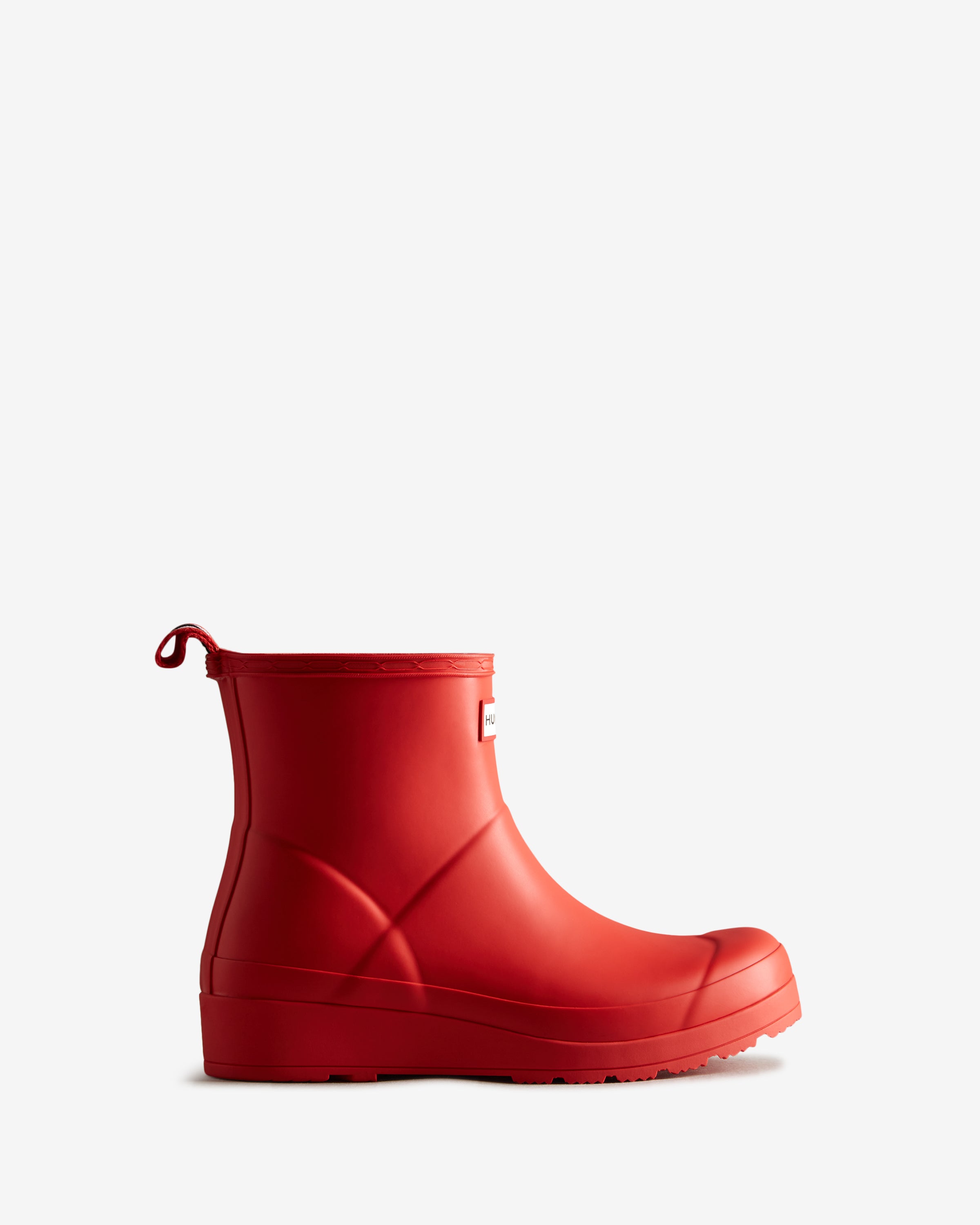 Women's Play Short Wellington Boots Logo Red