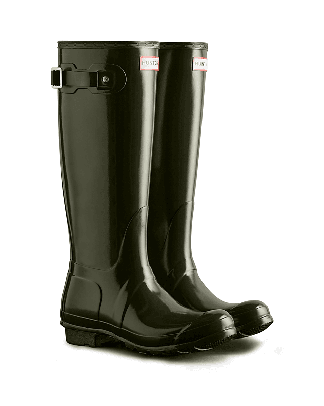 Women's Original Tall Gloss Boots Dark Olive