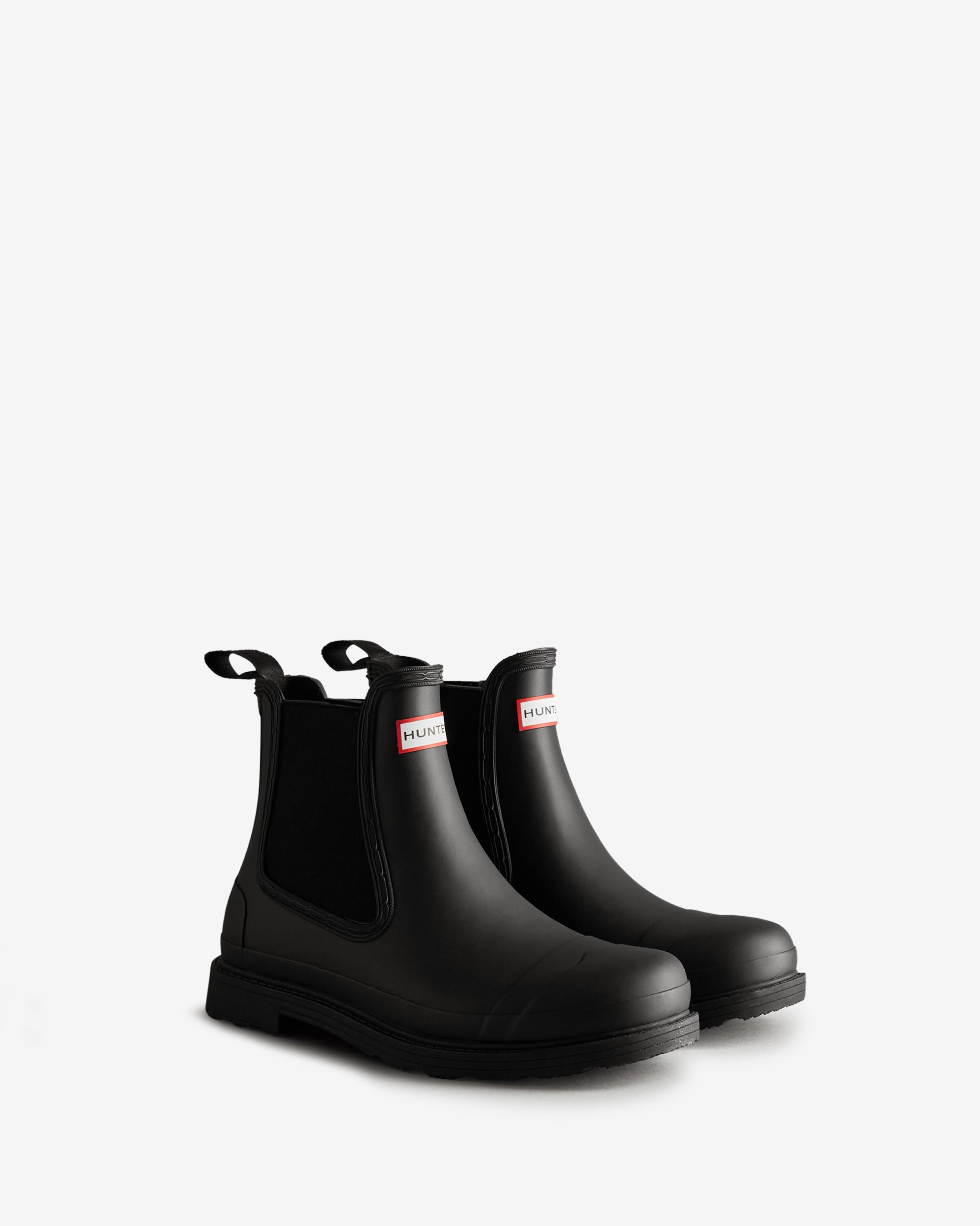 Men's Commando Chelsea Boots Black