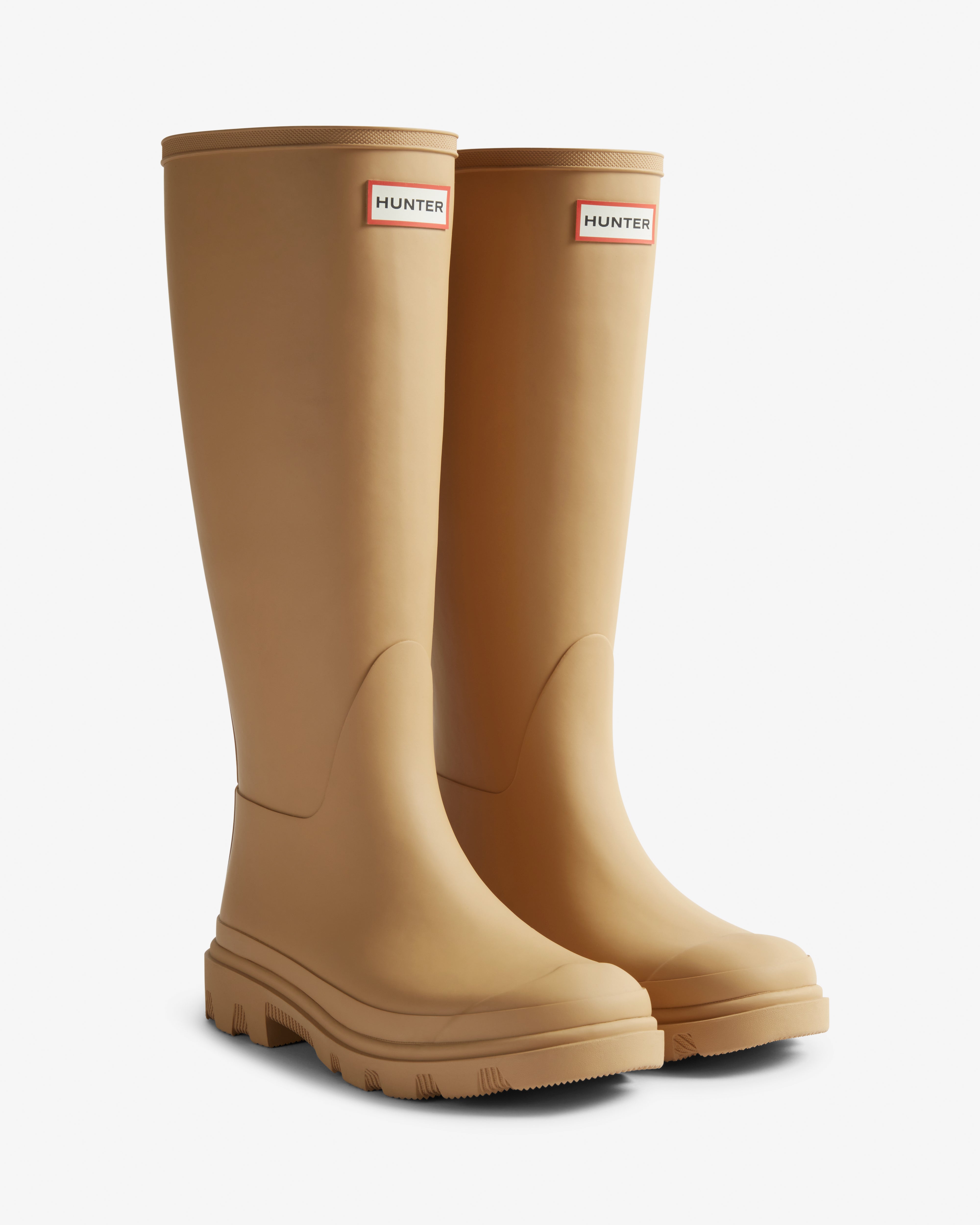 Hunter Boots Unisex Downpour Tall Boot Chocolate Brown