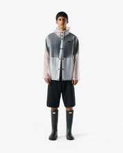 Unisex Hooded Rain Jacket Clear Matte