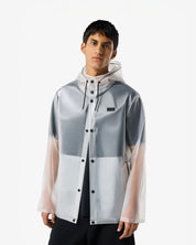 Unisex Hooded Rain Jacket Clear Matte