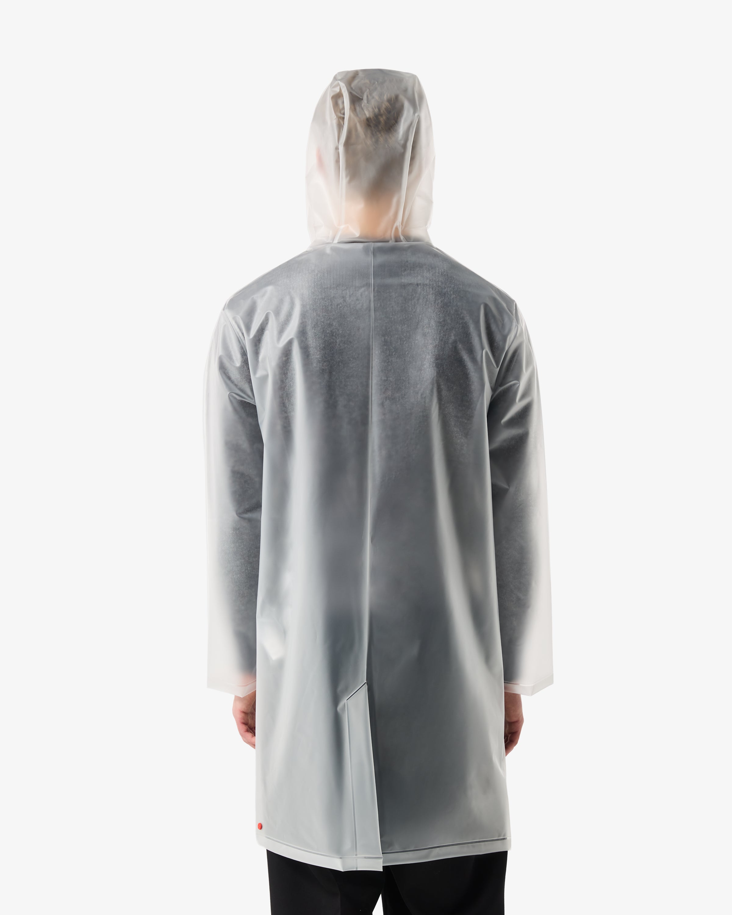 Unisex PU Raincoat Clear Matte