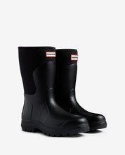 Unisex Balmoral Neoprene Short Boot Black