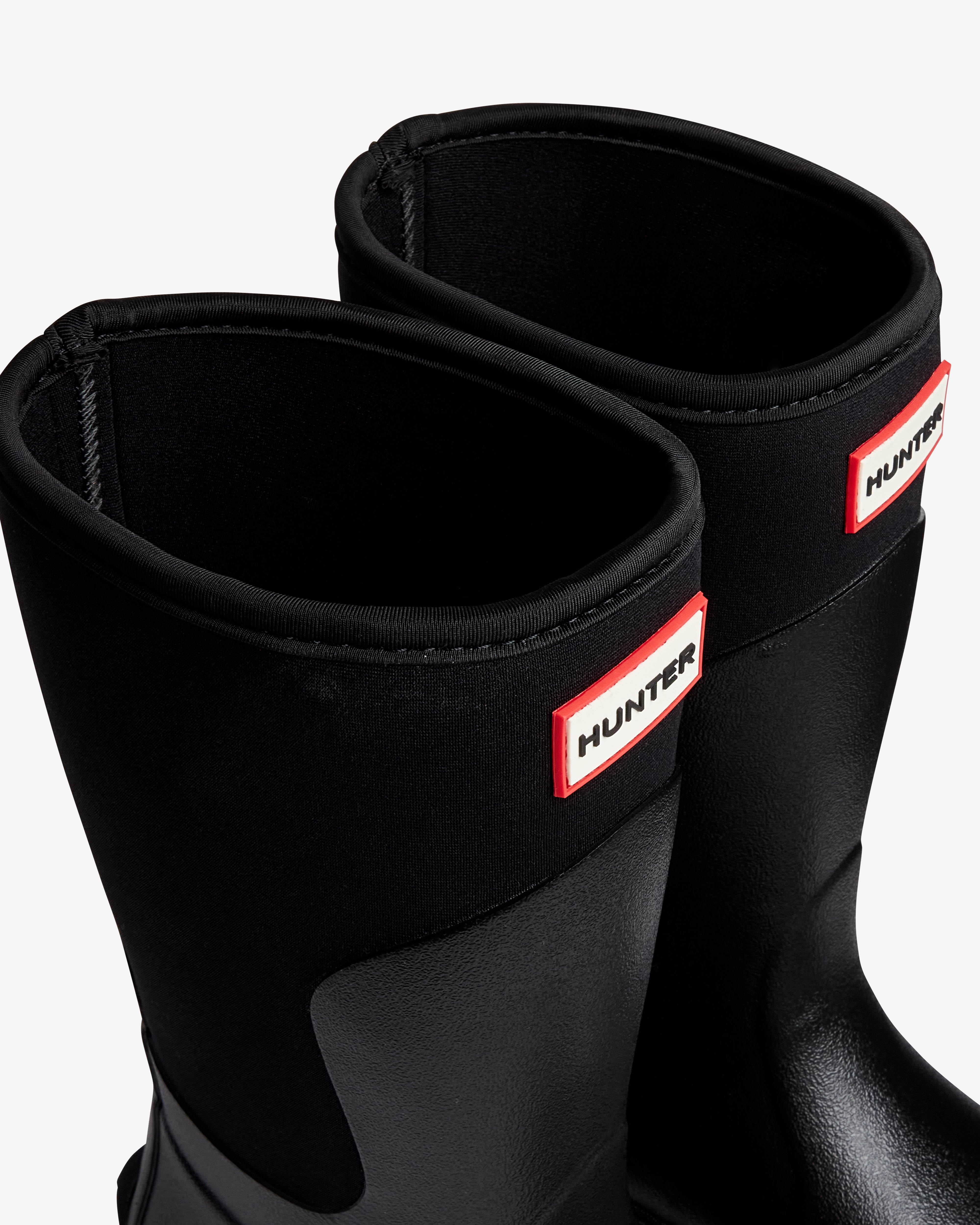Unisex Balmoral Neoprene Short Boot Black