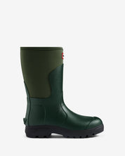 Unisex Balmoral Neoprene Short Boot Dark Olive Black